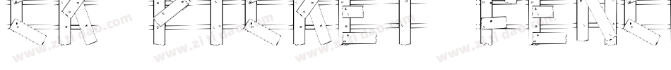 CK Picket Fence字体转换
